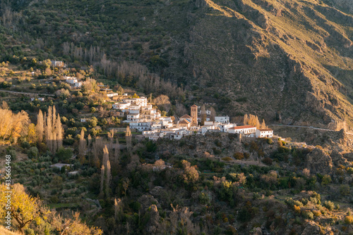 sunrise in the town of Busquistar