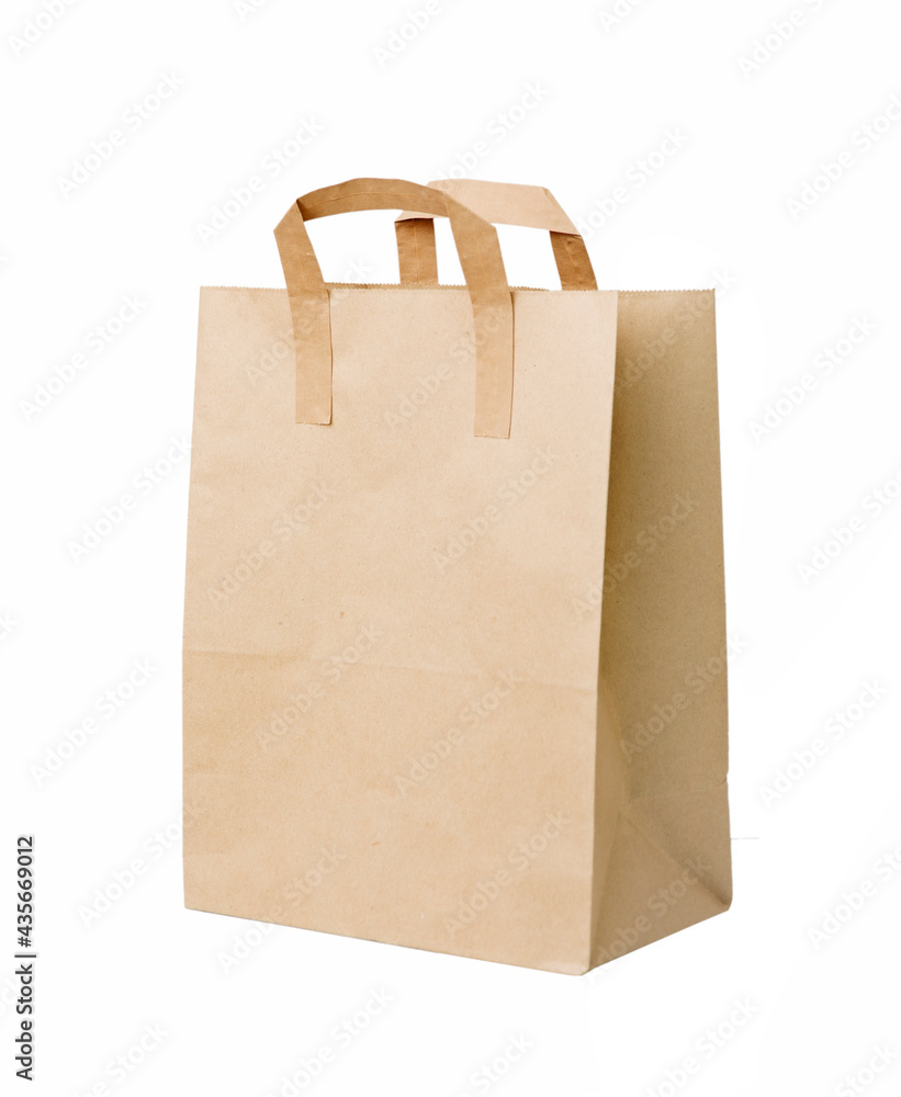 Paper bag isolated on white background Paper bag isolated on white background