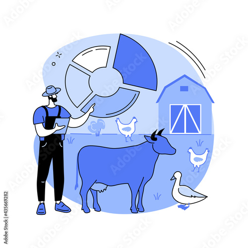 Holistic management abstract concept vector illustration.
