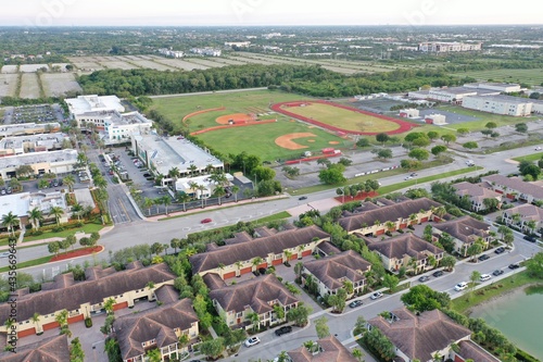 Coconut Creek, south Florida Aerial Photo