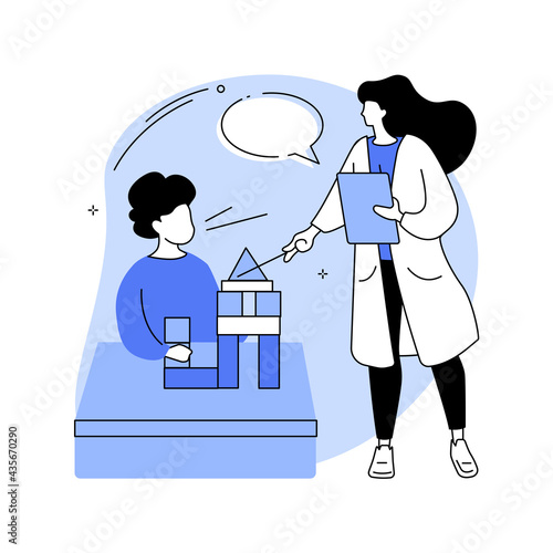 Developmental Screening abstract concept vector illustration.