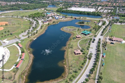 Miramar Park, South Florida Aerial View