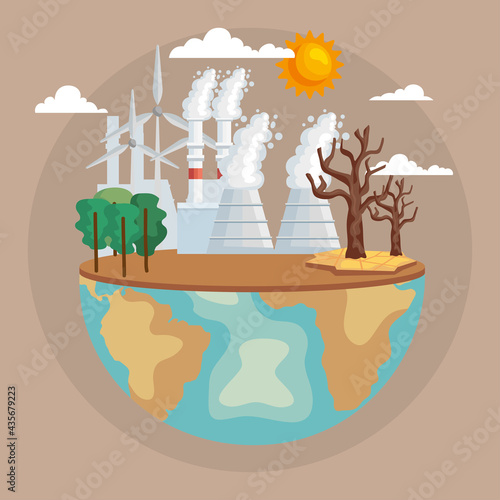 world with contamination