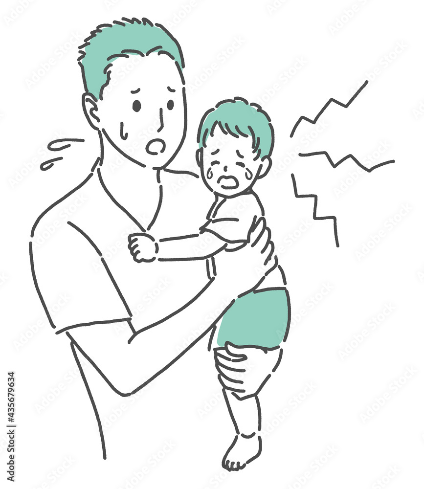 simple illustration of three years old boy simple illustration of three years old boy