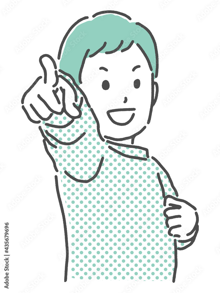 simple illustration of three years old boy simple illustration of three years old boy