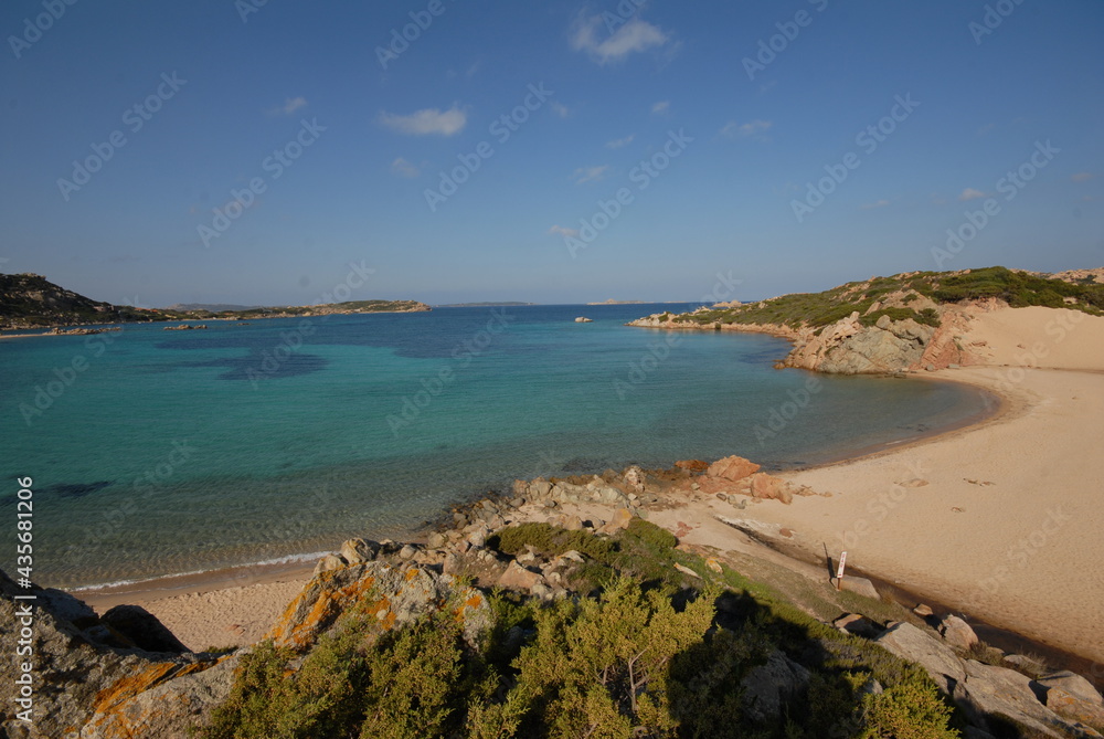 Sardegna, La Maddalena, spiaggia Monte da Rena
