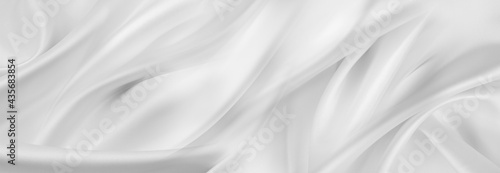 White silk fabric sheet texture background