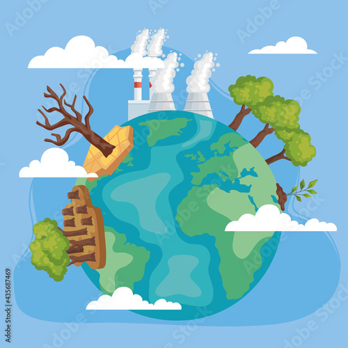 world with environmental issues