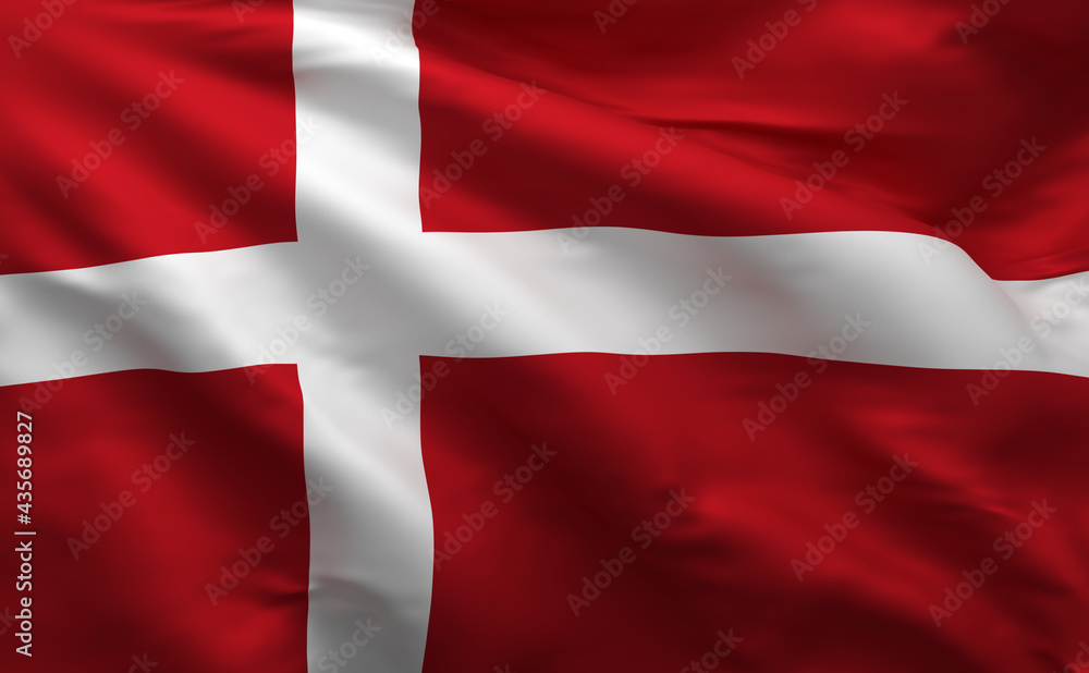 3D Denmark Flag background (3D Render) 3D Denmark Flag background (3D Render)