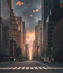 Fototapete New York Belebte Straße in New York City  © Alberto GV PHOTOGRAP