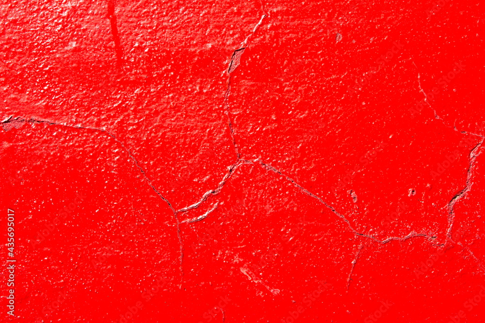 Red cement wall backdrop used as background