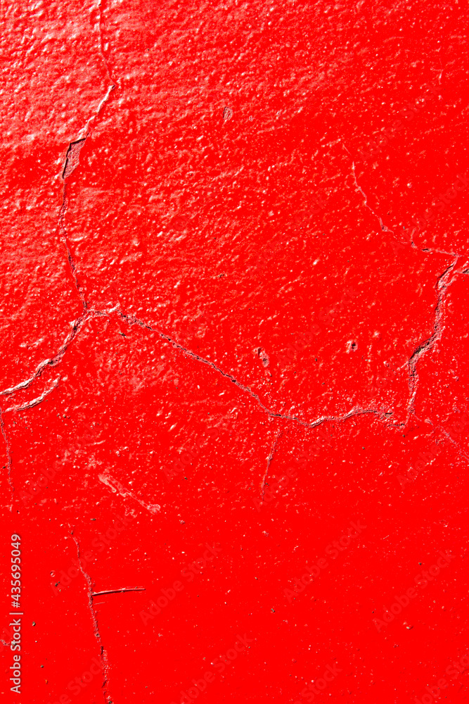 Red cement wall backdrop used as background