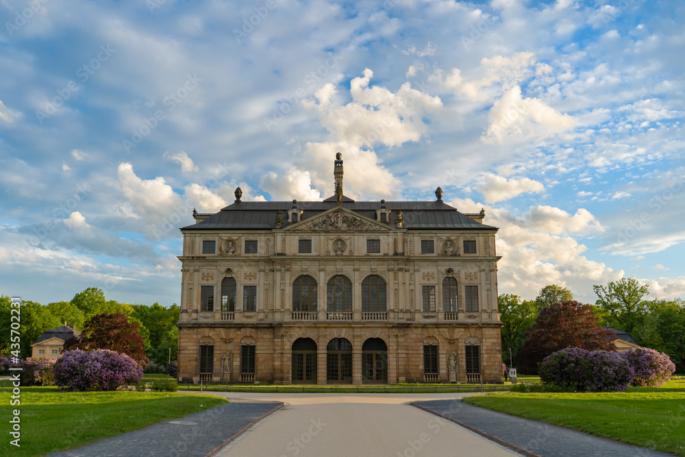 The baroque Palais in the park 