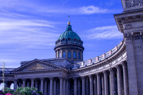 Saint Petersburg, Russia, May 22, 2021, Kazan Cathedral.