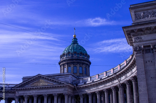 Saint Petersburg, Russia, May 22, 2021, Kazan Cathedral.