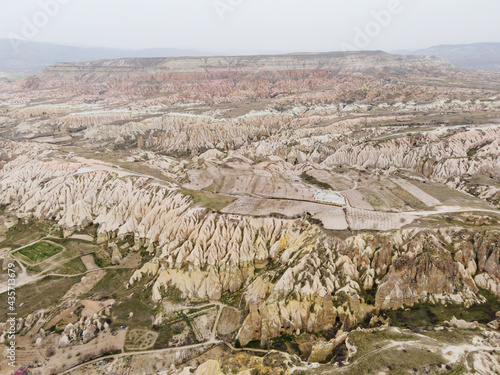 Cappadocia rock in Goreme park, Rose valley famous turkey travel destination