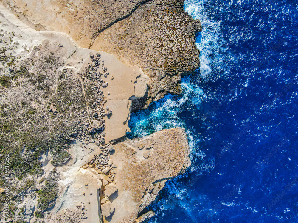 Bird's Eye View of the Maltese Coast