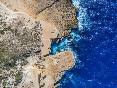 Bird's Eye View of the Maltese Coast
