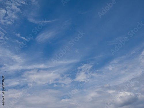 Fototapeta Naklejka Na Ścianę i Meble -  青空と雲の背景用素材