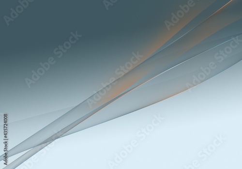 Abstract background waves. Pastel blue and orange abstract background for wallpaper or business card
