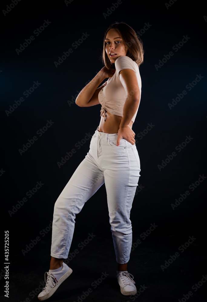 Beautiful modern girl