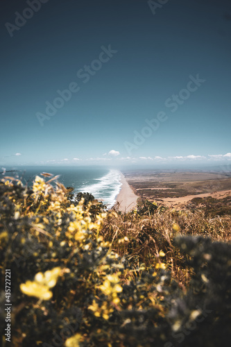 distant coast view