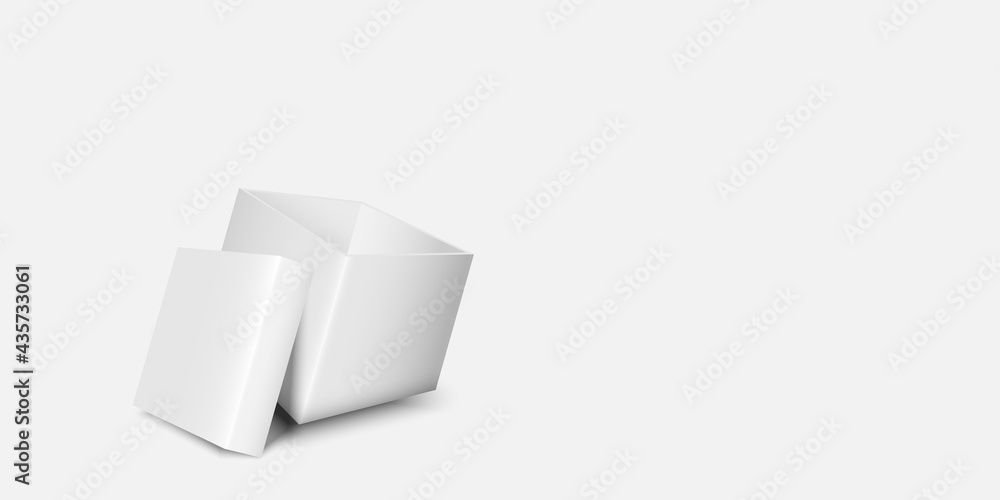 Open Gift box mockup design.vector,illustration Open Gift box mockup design.vector,illustration