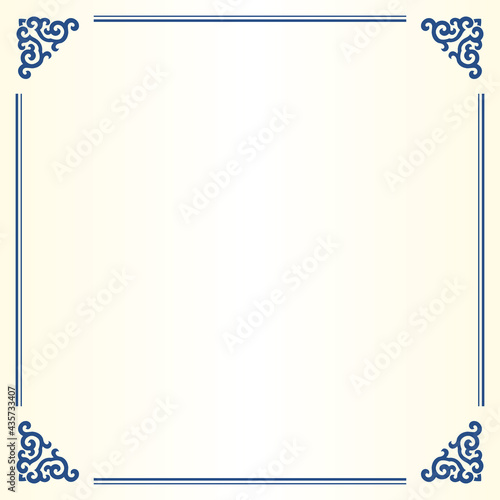 Traditional Chinese Blue Porcelain And White Jade Colors Background, Fire And Flame