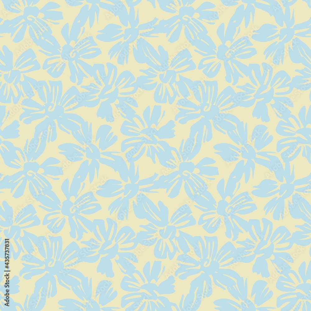 Pastel Botanical Floral Seamless Pattern Background Pastel Botanical Floral Seamless Pattern Background