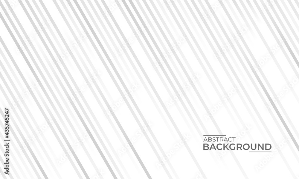 Modern abstract background with white and gray striped pattern. It is suitable for poster, banner, cover, advertising, etc.