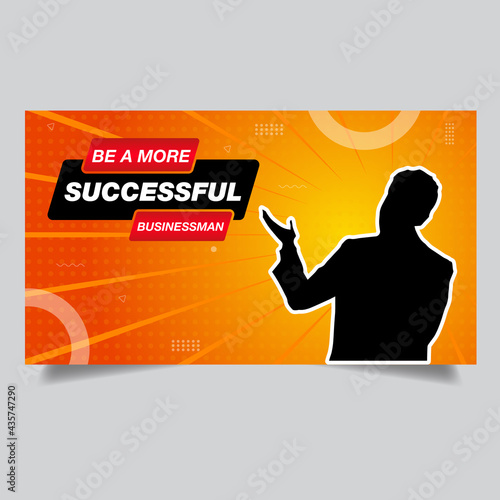 Modern Professional business Youtube thumbnail & video thumbnail template 