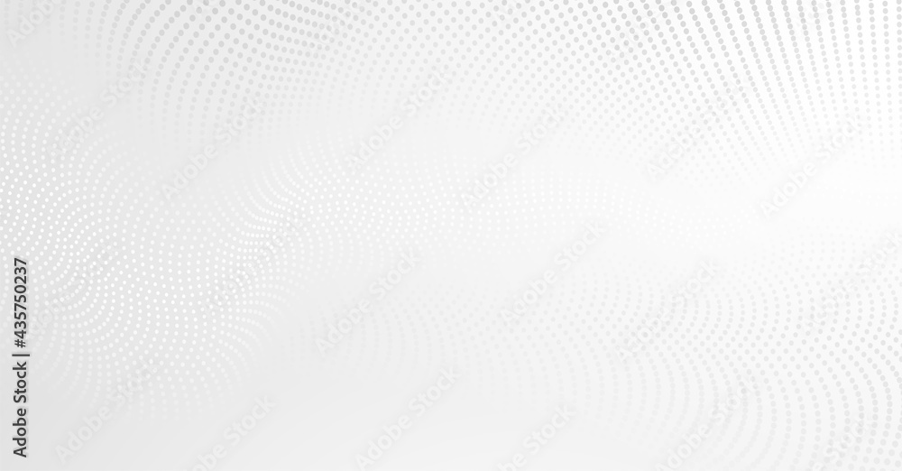 Vector background with white abstract wave dots