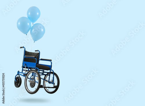 Flying wheelchair with air ...