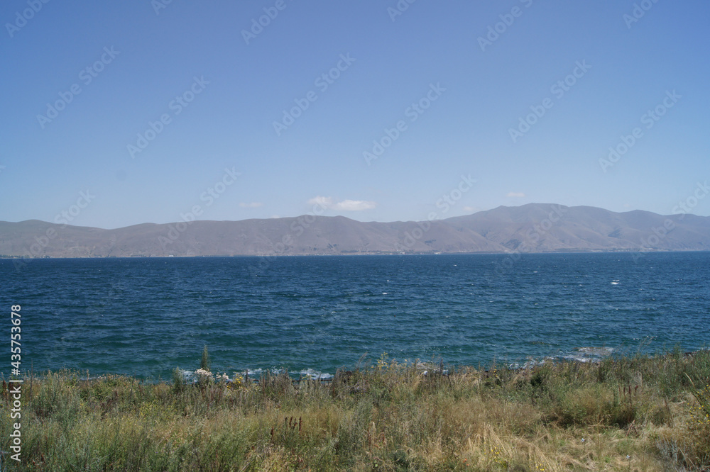 Lake Sevan at winter 