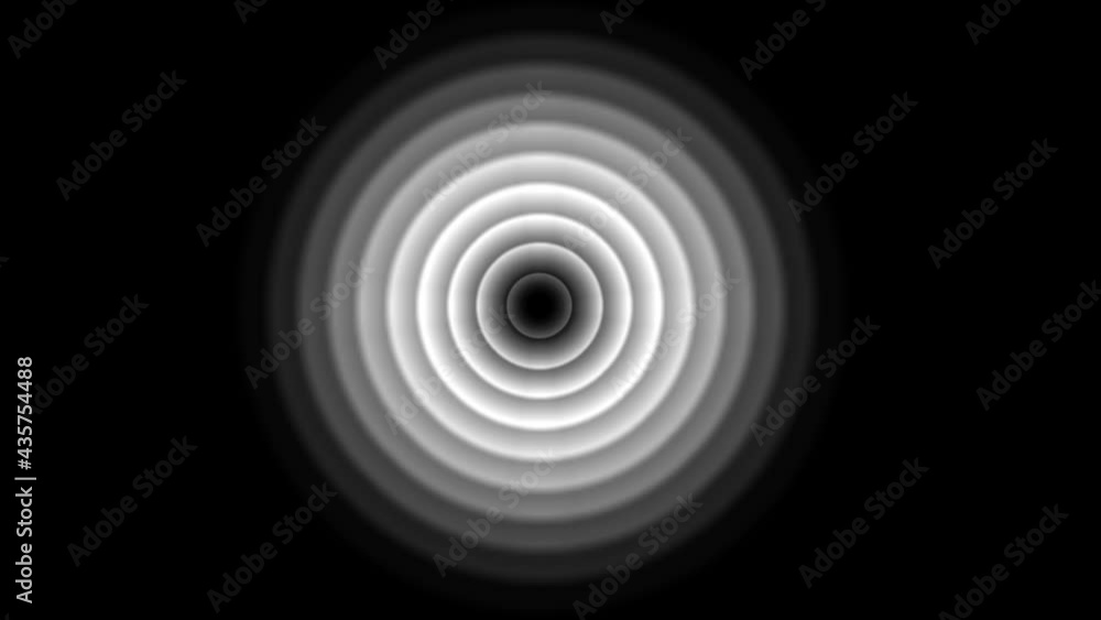 White circular waves with night background White circular waves with night background