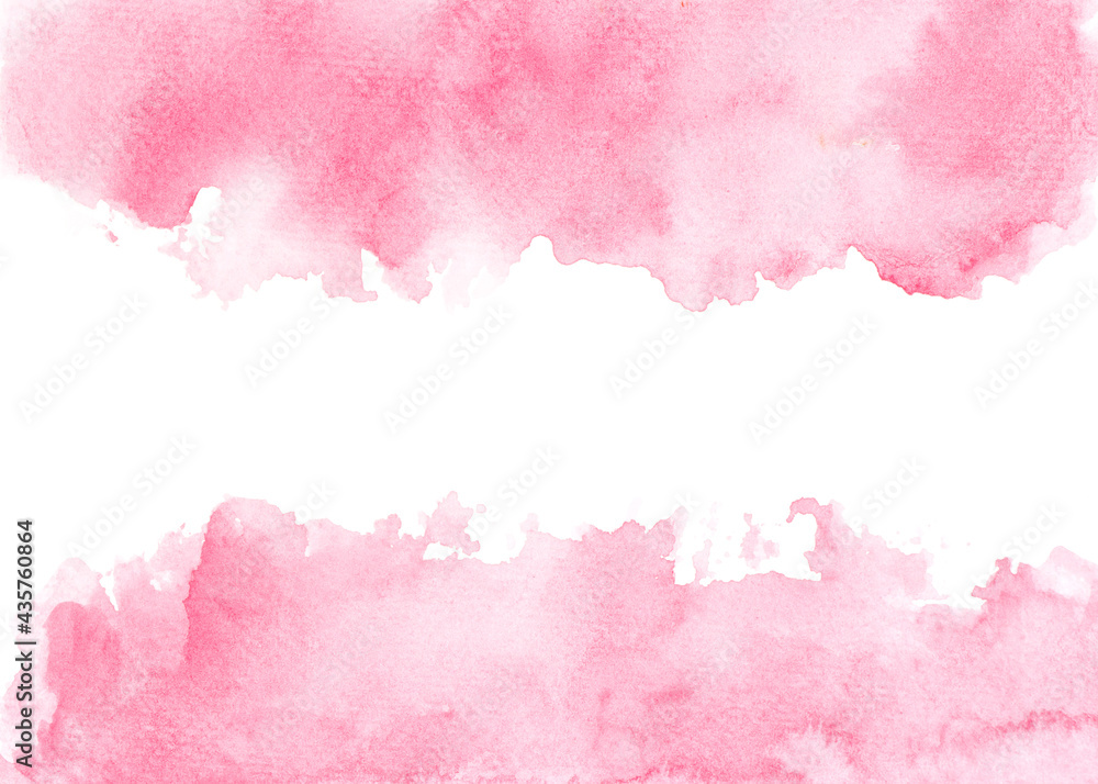 pink watercolor paint on paper background