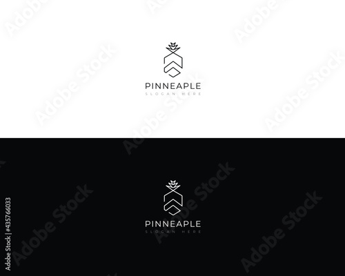 Pineapple Logo Design 