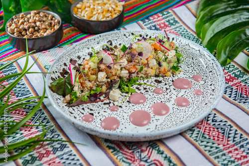 Peruvian Solterito quinoa salad