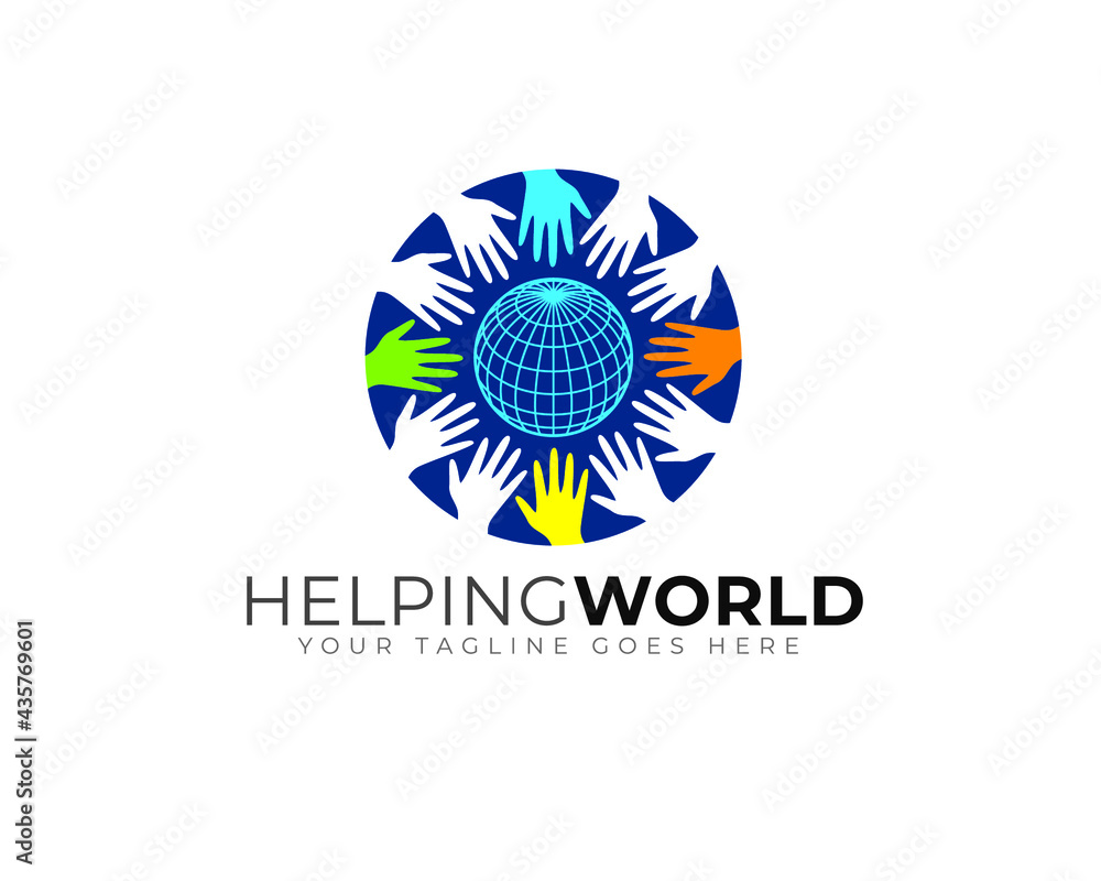 world globe inside hand palm showing helping and caring global world globe inside hand palm showing helping and caring global