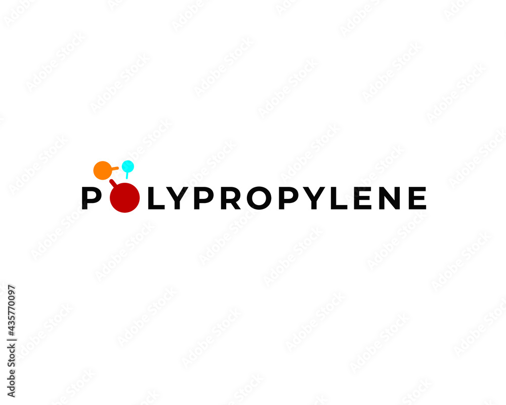 polypropylene wordmark with molecules bond chemistry polypropylene wordmark with molecules bond chemistry