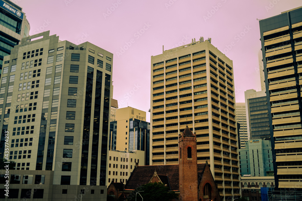 Fototapeta premium skyscrapers in the city