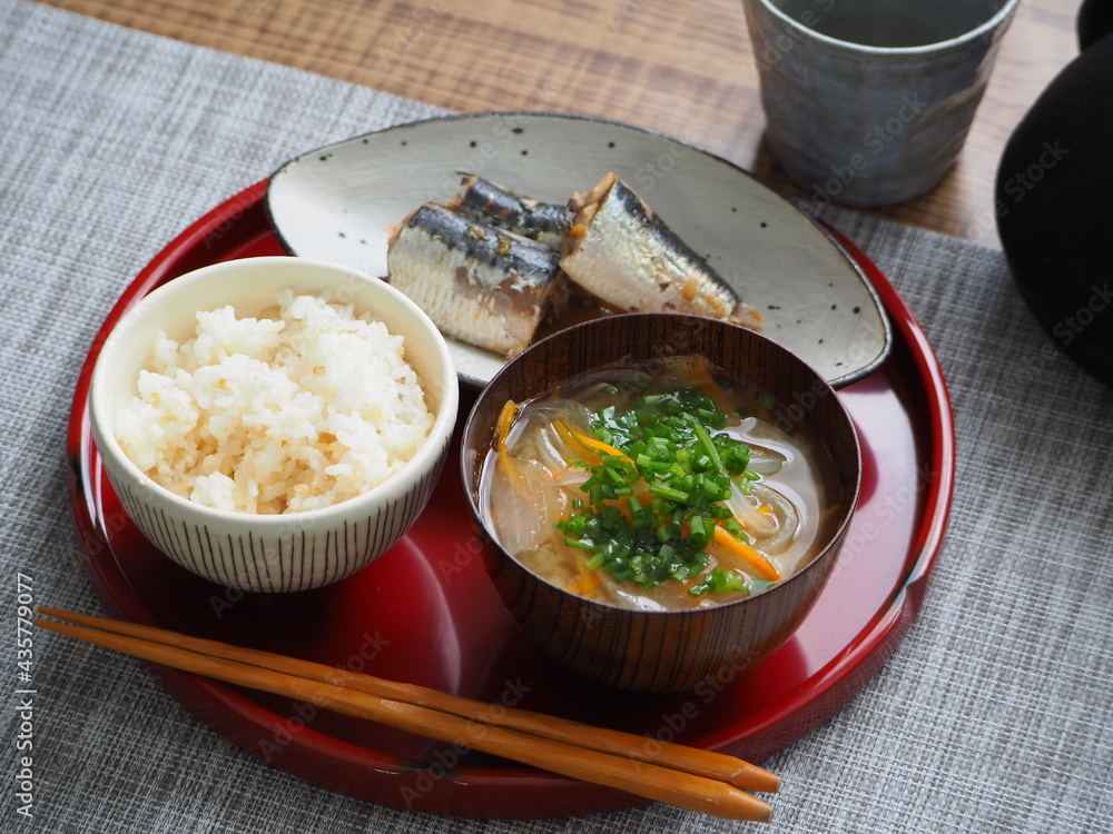 純和風に食事風景 純和風に食事風景