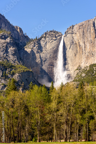 Yosemite Falls in Springtime, Yosemeti National Park, Holiday with nNature