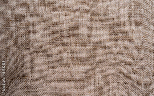 Hessian sackcloth woven fabric texture background