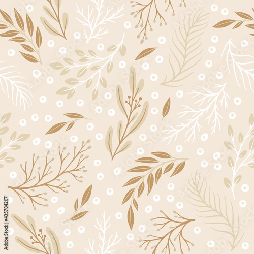 Floral seamless patterns. Vector design for paper, cover, fabric, interior decor