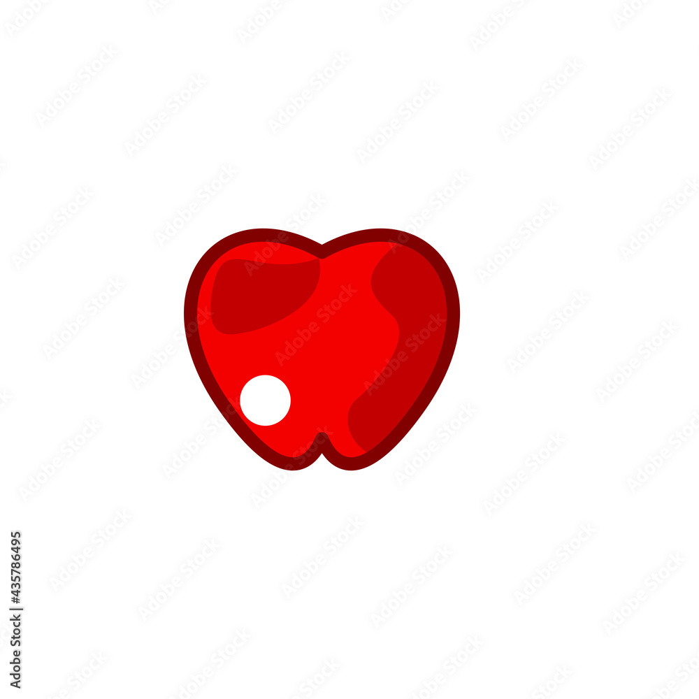 Fresh Red Apple Fruit Vector Design Template Fresh Red Apple Fruit Vector Design Template
