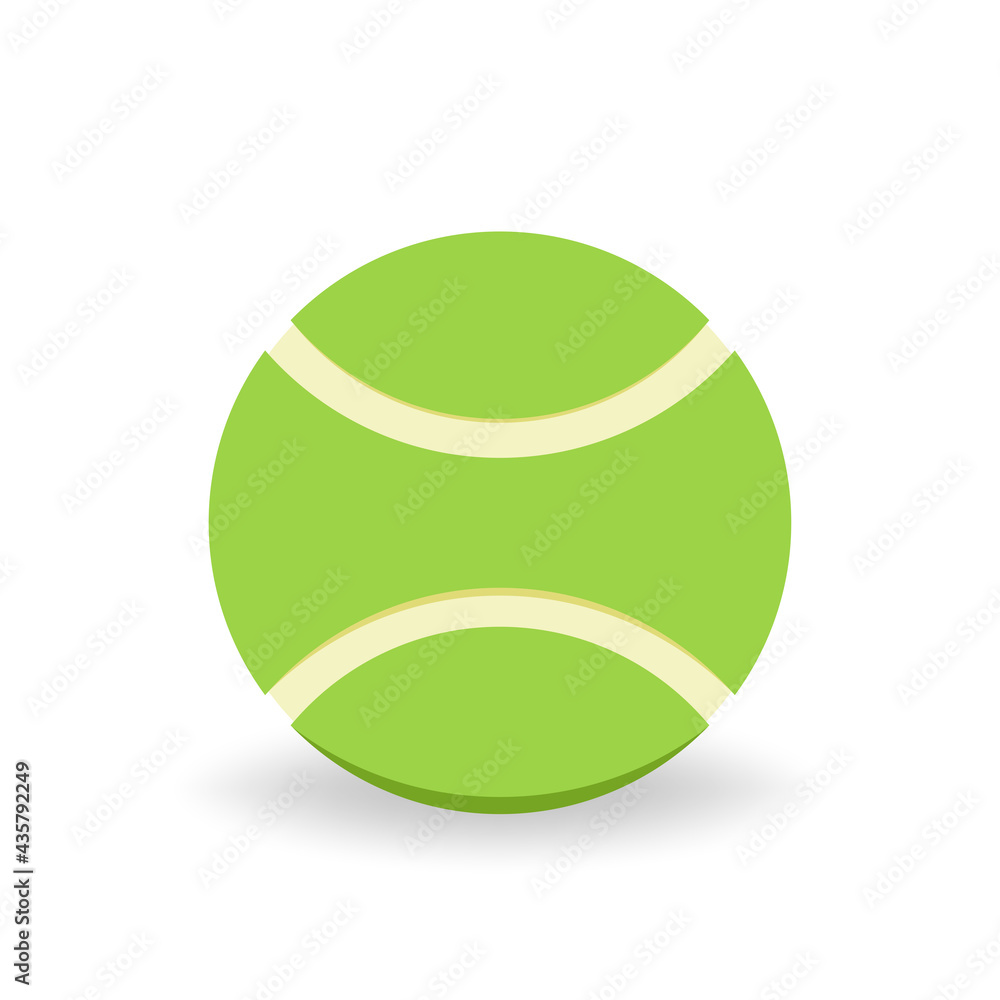 Tennis ball vector. Tennis ball on white background. Tennis ball vector. Tennis ball on white background.