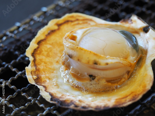 ホタテの炭火焼き