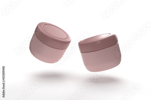 mockup of two beauty care packaging photo