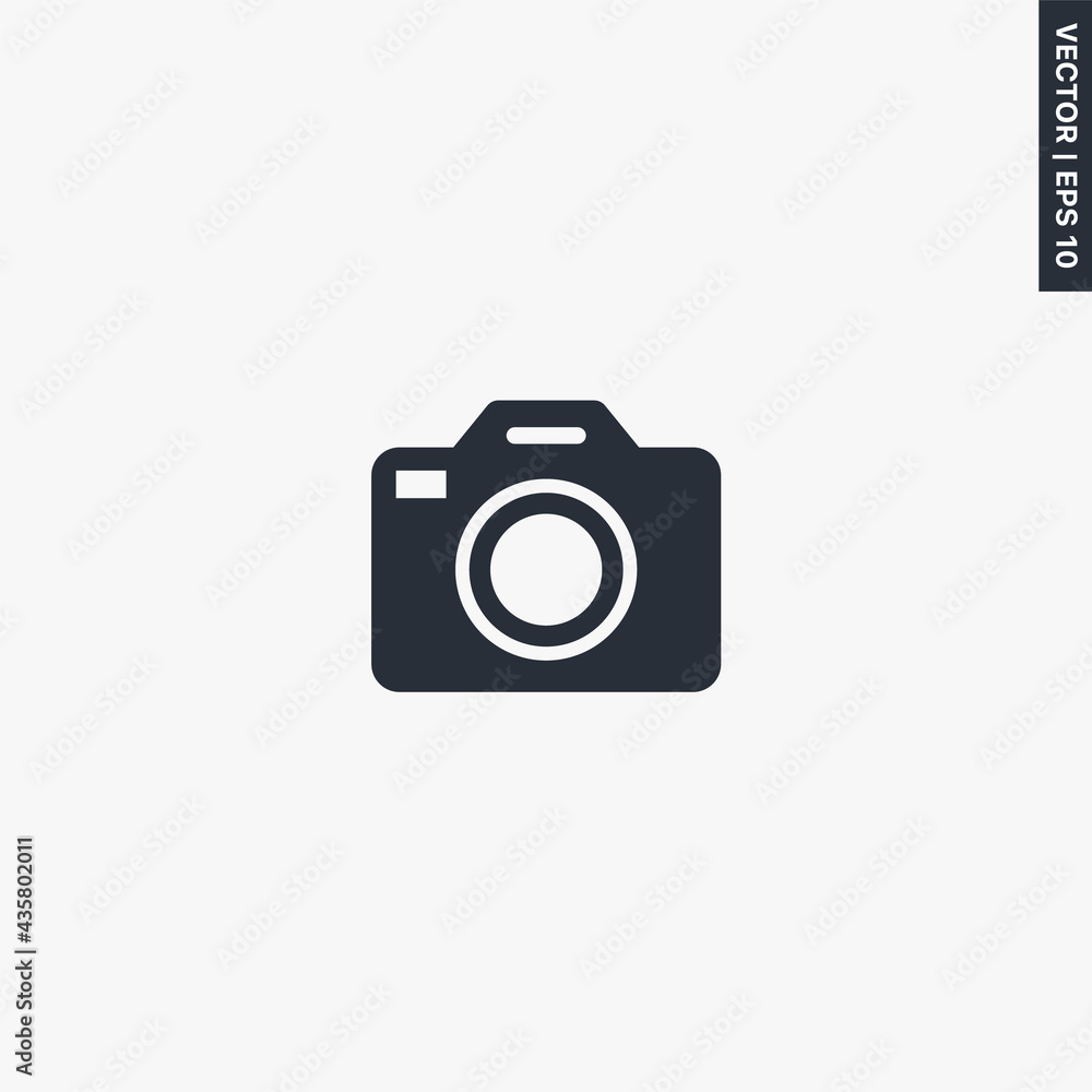 Camera, premium quality flat icon